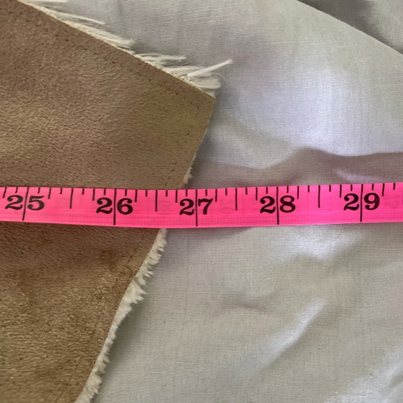 Quinn Faux Suede Waterfall Collar Vest S - Picture 7 of 13